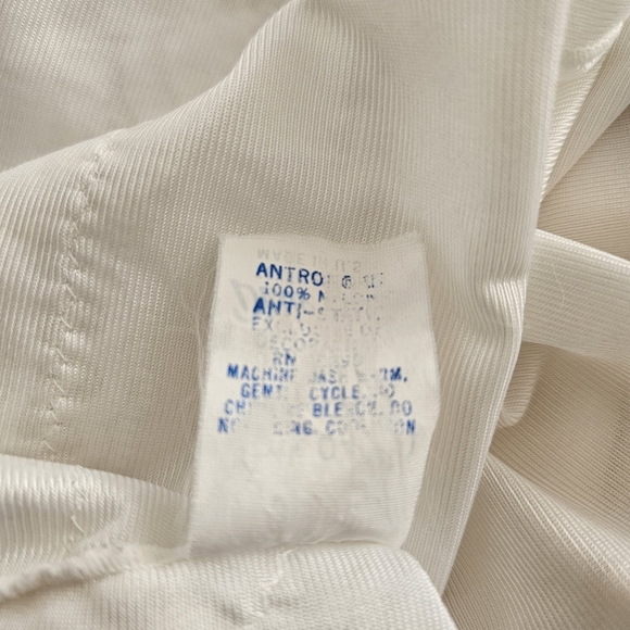 Dixie Belle Vintage Camisole Top Adjustable Straps White Made in USA Nylon 1X 2X - Picture 9 of 12